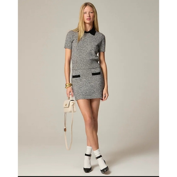 J. Crew Marled Cashmere Sweater-Skirt - Picture 2 of 9